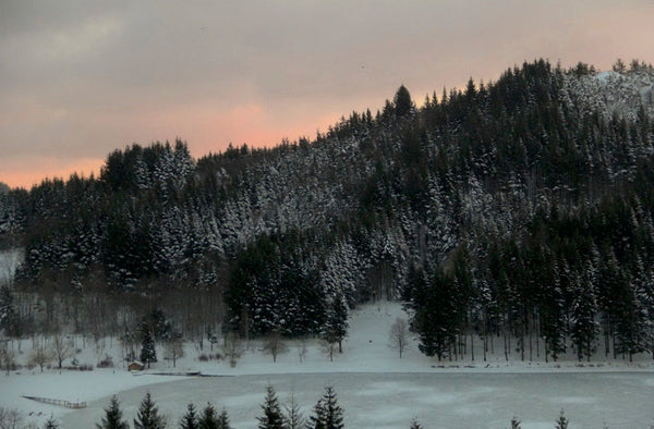 Lac gelé, levé de soleil - vagabondphotos.ch